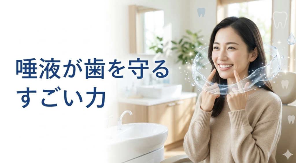 唾液が虫歯から歯を守る働きと予防歯科で大切な生活習慣を解説する湘南予防・歯科室のブログ画像
